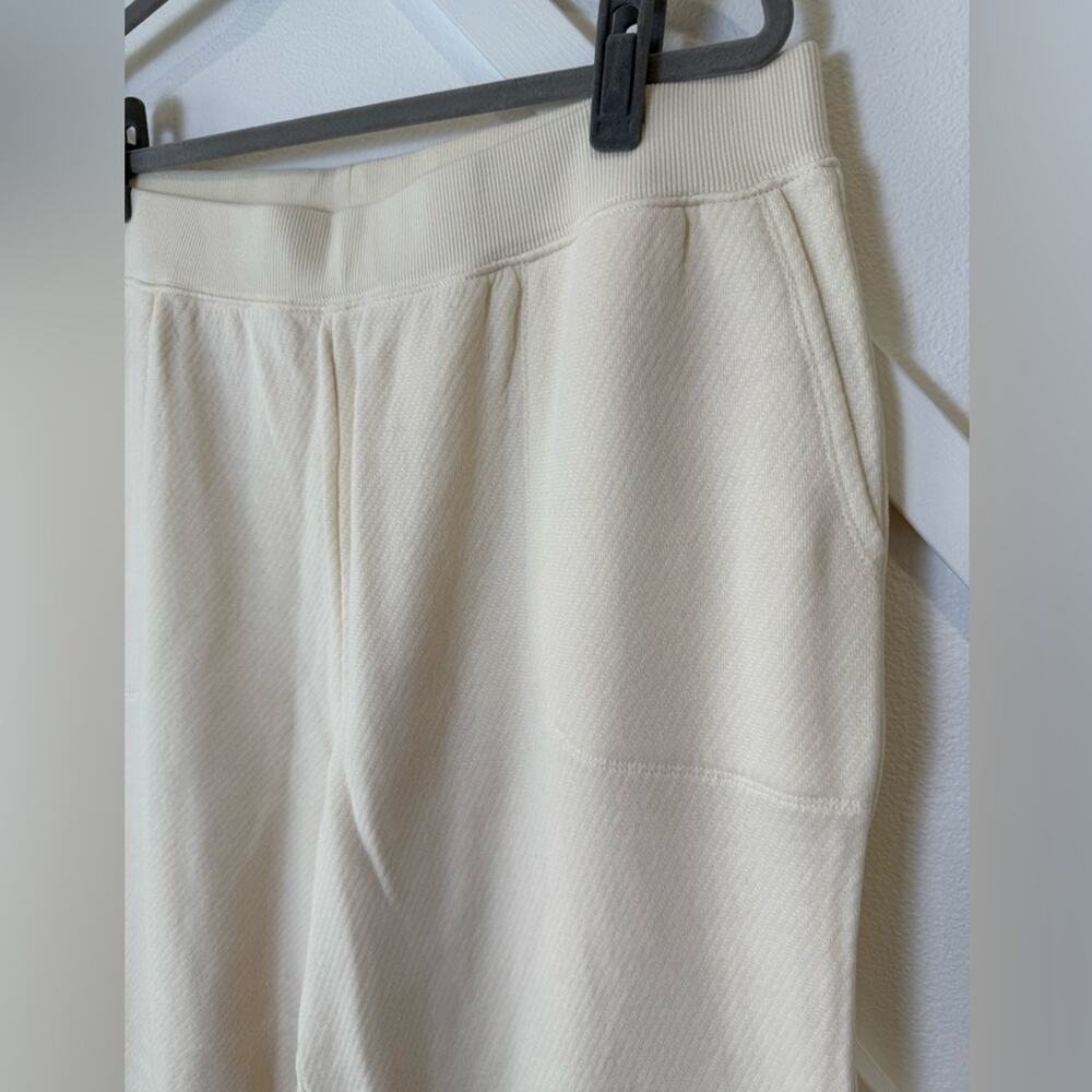 NWT Madewell MWL Airyterry Stitched Pocket Tapered Sweatpants Cream Size 2X - Picture 4 of 12